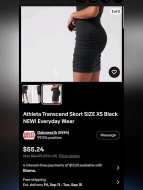 Athleta Transcend Athleisure Skort